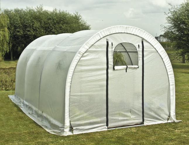 new pollytunnel greenhouses with one small window